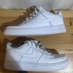Nike Air Force 1 LE DH2920-111 Youth Triple White Size 5.5Y Used Good Condition $40 Meet Up In Irving @dfwgoods