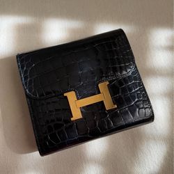 Hermes Constance slim wallet