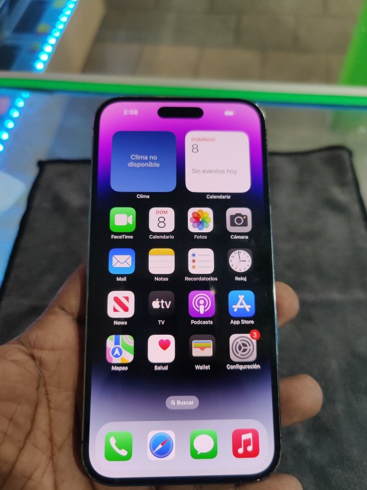Apple iPhone 14 Pro Max 128GB for AT&T Cricket H2O Sims. Comes with Charger. Clean IMEI . Has a very minor chip on back case but it's not visible much