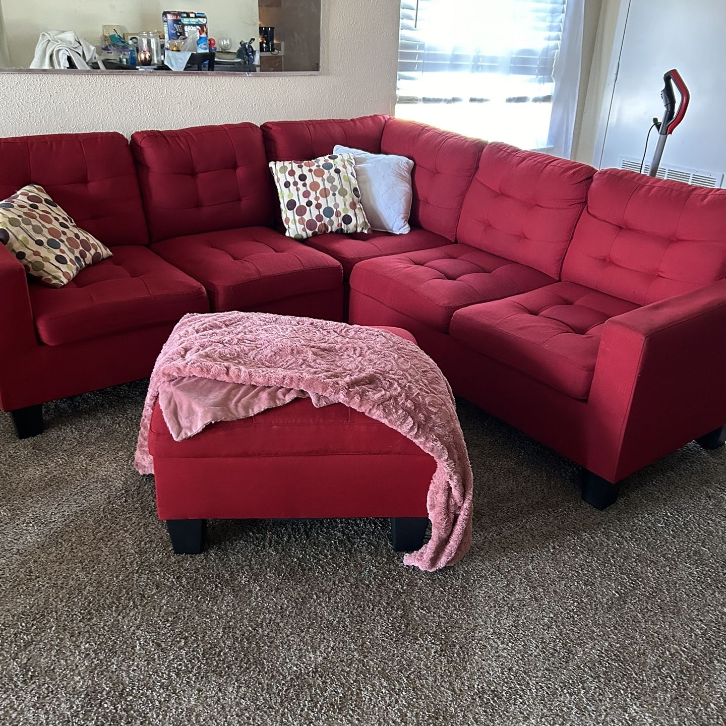 3pc Sectional With Ottomane 