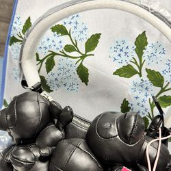 BAPE Black 9 Baby Milo Bag, a grained faux-leather shoulder bag featuring a unique design of multiple Baby Milo heads. $400 or best offer