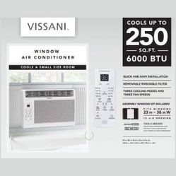 Vissani Window Air Conditioner 6000 BTU