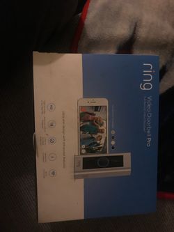 The ring doorbell brand new in the box!! $200 obo
