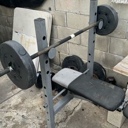 Bench press Set With All Weights 