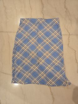 Girls Art Class Plaid long Skirt
