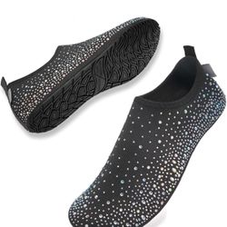 WateLves Womens Barefoot Water Shoes Travel House Slippers for Indoor and Outdoor Aqua Socks for Beach Swim Surf Yoga Dancing Camping Must Haves