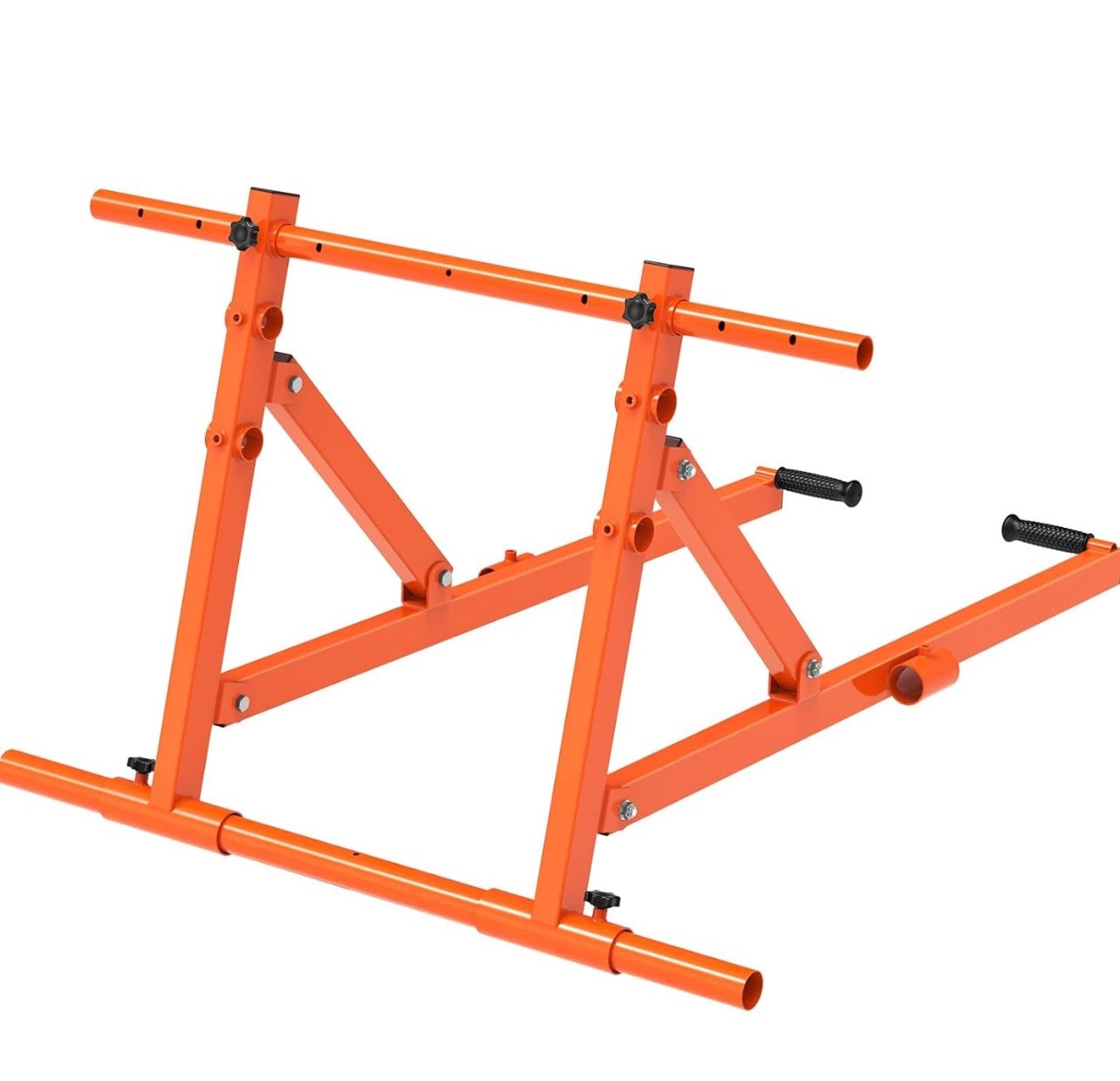 Heavy Duty Portable Reel Buck, Adjustable & Foldable Wire Spool Rack, 1000 lbs Capacity, Steel Fully Welded Cable Caddy for Large Cable Reels