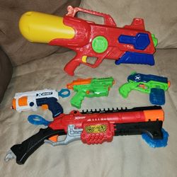 Nerf Guns And Water Guns