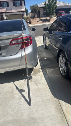 fishing reel and pole combo