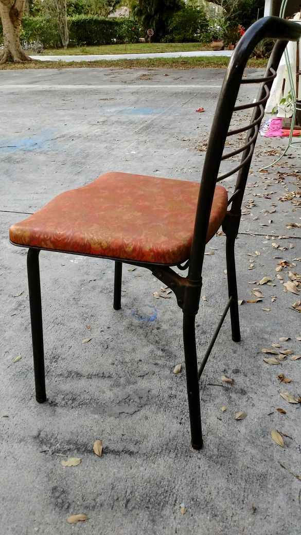 Vintage Cosco Hamilton Folding Chair Retro Metal Vinyl Delivery Available For Sale In Jupiter Inlet Fl Offerup