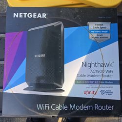 Netgear Nighthawk AC1900 C7000 WiFi Cable Modem Router