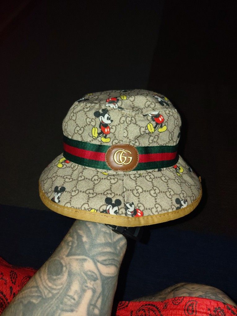 Gucci X Disney Mickey Mouse GG Bucket Hat