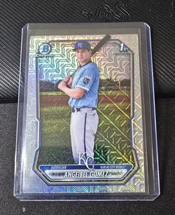 2026 Topps Bowman Chrome Angeibel Gomez 1st Bowman BCP-194 Mojo Refractor KC