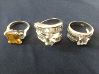 925 SILVER JEWELRY/ RINGS/CHAIN/PENDANT