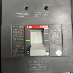 ABB 240v 200Amp breaker type A2A250