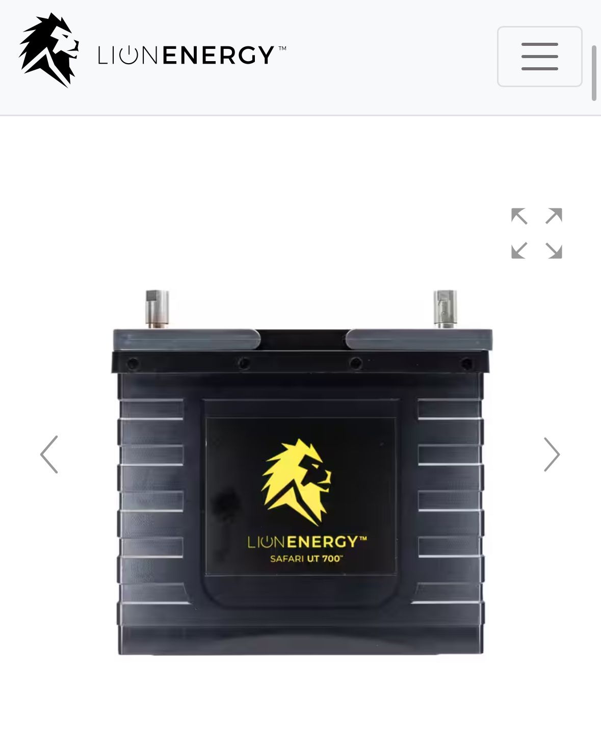 LIONENERGY Safari UT700 Lithium Battery 