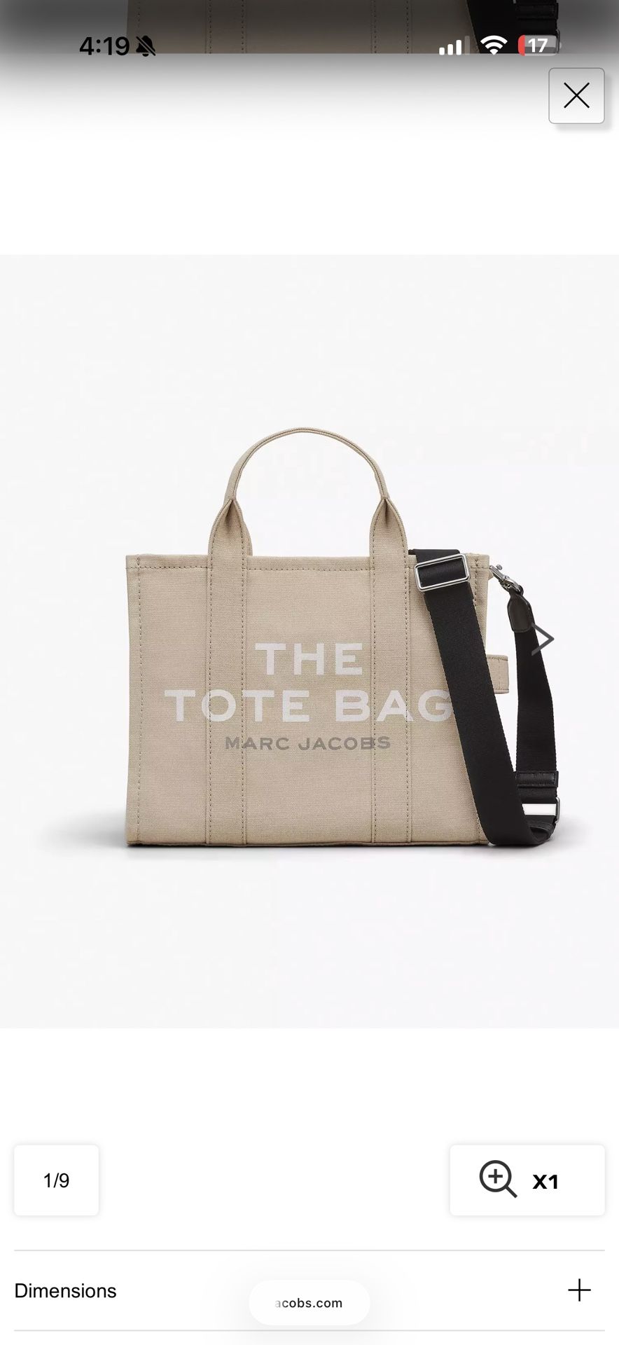 Marc Jacob’s Tote Bag