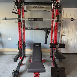 Vesta Fitness New Pro Series Half Rack |Functional Trainer|Gym Equipment|Free Delivery 
