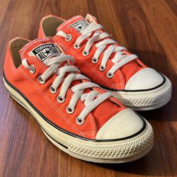 Converse All Star Neon Orange Unisex Shoes Women’s 7; Men’s 5