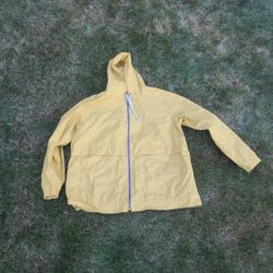 Like New, Yellow Rain Jacket XL