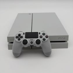 Sony PlayStation 4 PS4 Video Game Console (Glacier White)  w/1 Controller (500GB) 
