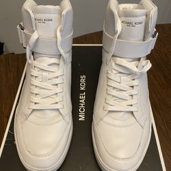 Michael Kors Men’s Size 11 High Top White Tennis Shoes