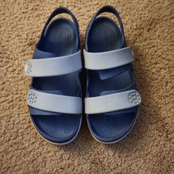 Azul Con Gris 5y Crocs 