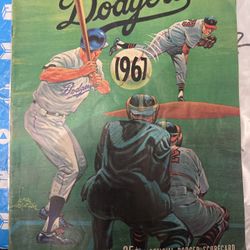 Vintage 1967 Dodgers Magazine