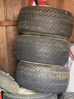 4 lug golf kart tire and rim set