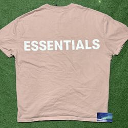 Fear Of God Essentials Shirt Blush Pink FW19
