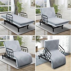 Electric Adjustable Bed Frame with Remote Control and 6” Memory Foam Mattress - $500