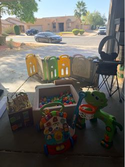 Baby/Toddler Toy Bundle – Ball Pit, Play Yard, Walkers & More