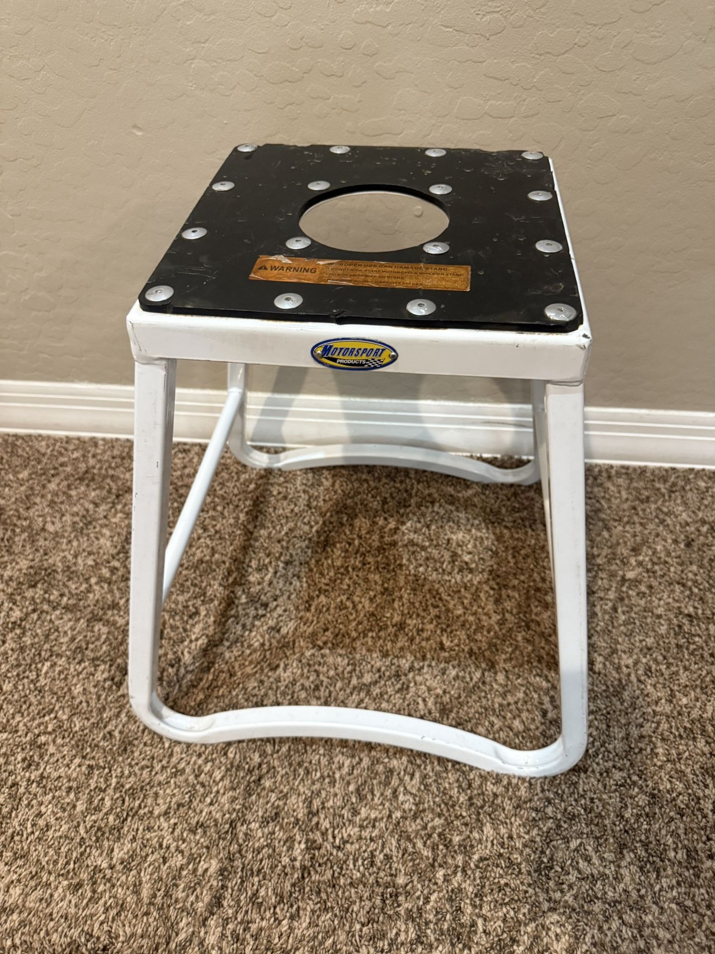 Dirt bike motorcycle stand