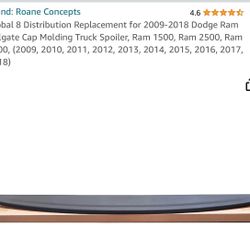 2013 Dodge Ram 2500 Tailgate Cap Molding Truck Spoiler