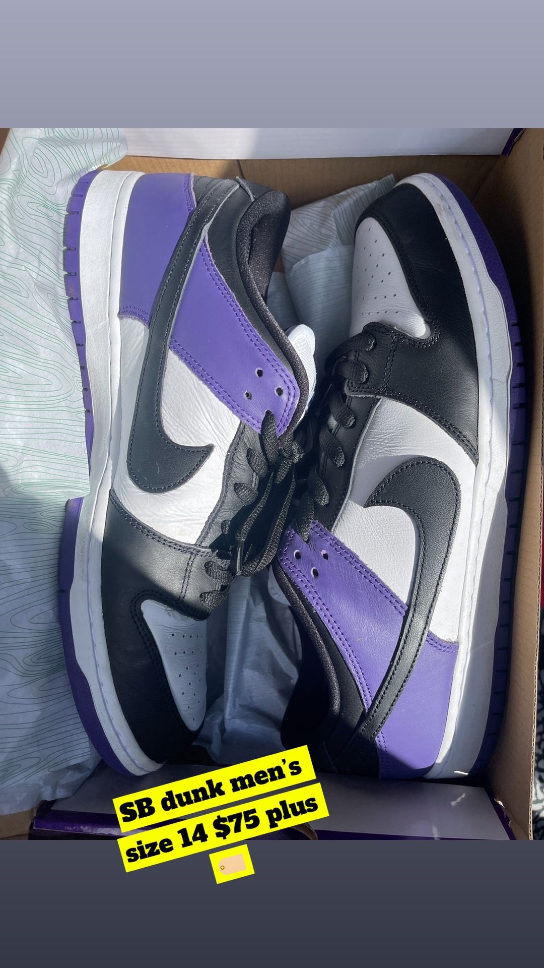 Sb dunk Men’s Size 14 $75 Worn