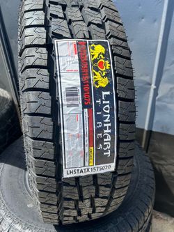Set of 4 tire LT 235/75/15 Lionhart 8 ply