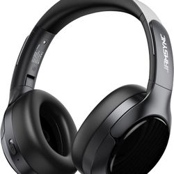 Hybrid Active Noise Cancelling Headphones, Wireless Bluetooth 6.0 Over-Ear Headphones, 70H Playtime with Fast Charging