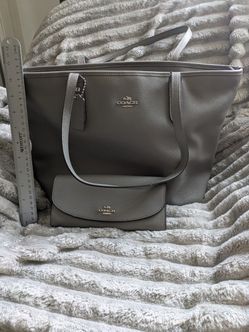 Coach Tote Bag And Matching Wallet