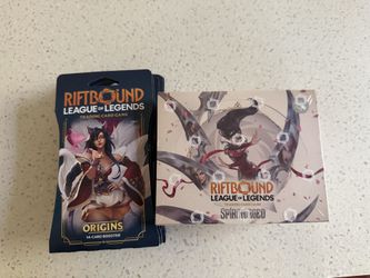 RIFTBOUND LEAGUE OF LEGENDS TCG SPIRITFORGED AND ORIGINS