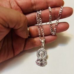 Cadenas De Plata .925 De San Judas