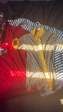 Printed yellow dress
