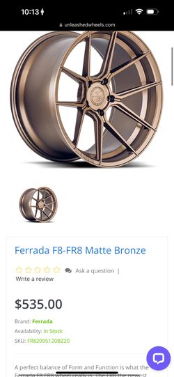 20”forge Ferrada8 FR8 2 Wheels Only