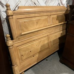Pinewood king size bed frame