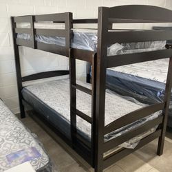 Twin/Twin Bunkbed With Mattress Included!