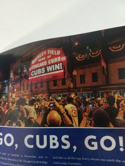 ⚾️Chicago Cubs Commemorative 2016 Championship  Magazine Issue Thumbnail