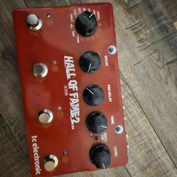 TC Electronic Hall Of Fame 2x4 Reverb Effects Fx Pedal
