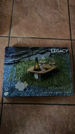Legacy by Picnic Time Mesavino Portable Wine Table