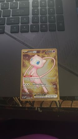 Mew ex Pokémon Gold Rare Card