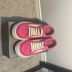 Pink Rick Owen vans size 10