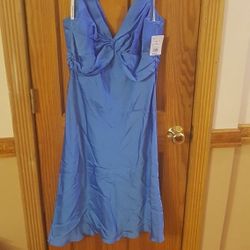 New Blue David's Bridal Dress size 12
